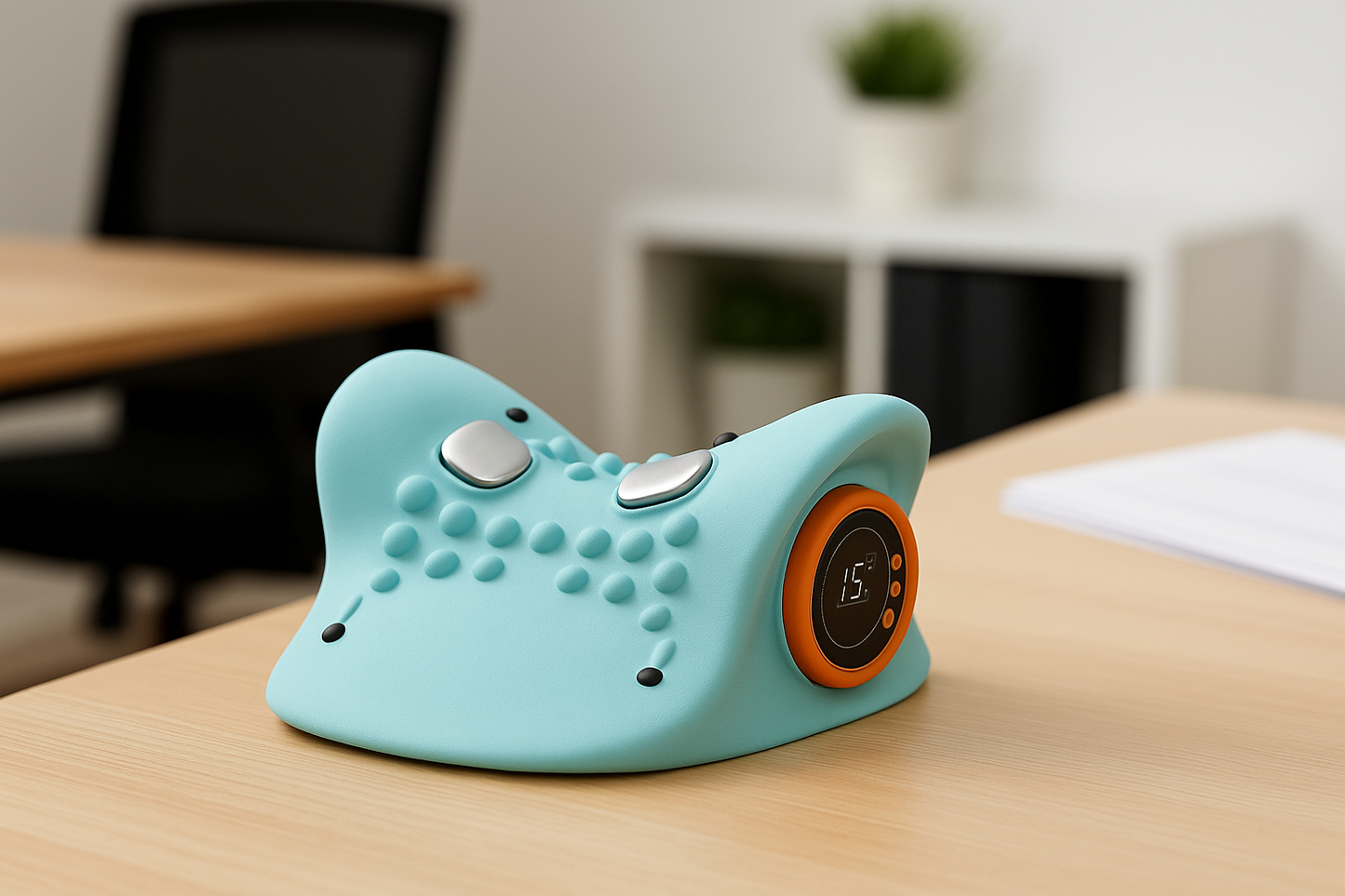 RELIVIO™ – 4-in-1 Nacken‑Entlastungssystem mit Wärme, EMS & Massage